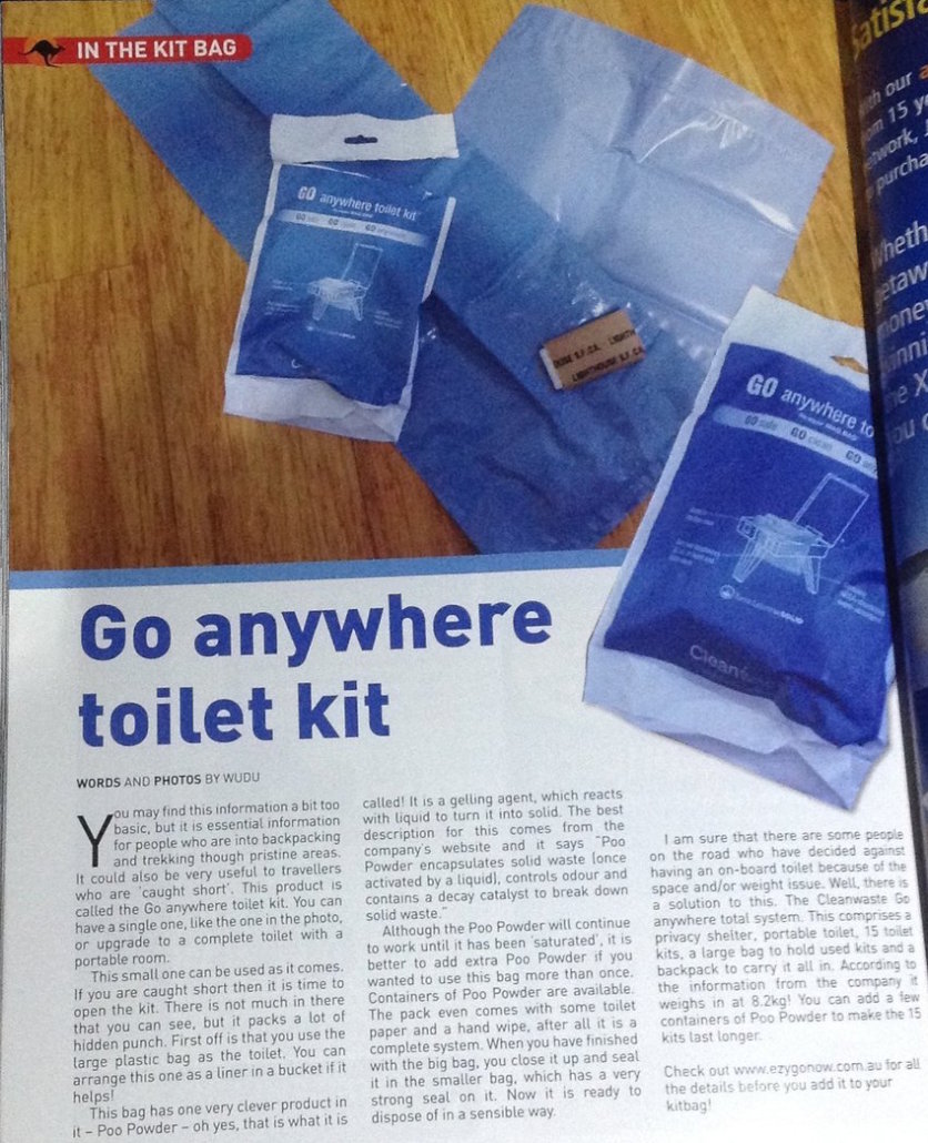 What's Up Downunder reviews Ezygonow Toilet Kit